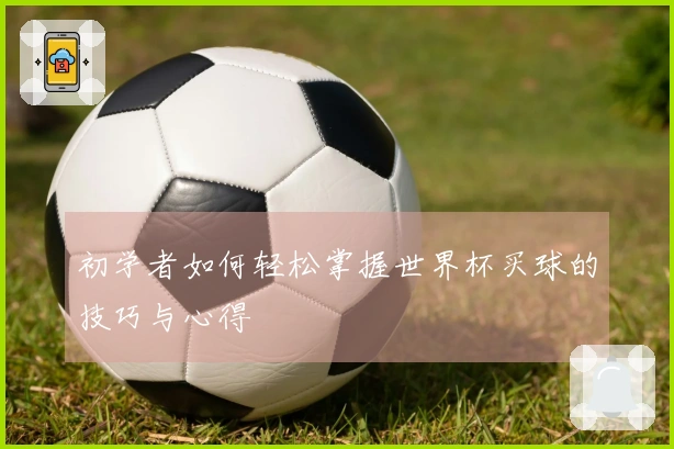 初学者如何轻松掌握世界杯买球的技巧与心得